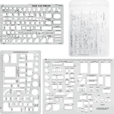 Architectural Templates, House Plan, Interior Design and Furniture Template, Dra picture