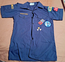 Damaged (Torn Sleeve) Boy Scouts Shirt Youth Large Selling For Patches picture