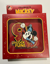 Disney Pin 131401 Mickey Mouse 90th Birthday Passholder Jumbo LE 2000 Boxed NIB picture