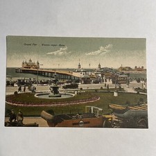 Postcard Grand Pier 6 Beach Lawns Weston Super Mare England UK picture