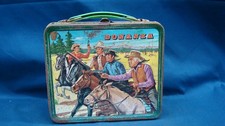 Vintage 1963 Bonanza Metal Lunch Box Aladdin Industries picture