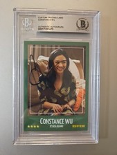 Constance Wu Custom Signed Card - Fresh Off The Boat - Beckett Encapsulated picture
