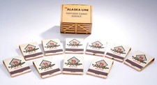 RARE VINTAGE ALASKA LINE BOXED MATCHBOOKS NEW OLD STOCK FEATURE TOTEM MATCHES picture