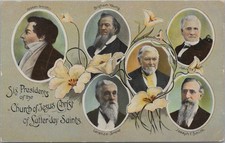 Six Presidents of the Church of Jesus Christ of Latter-day Saints Postcard picture