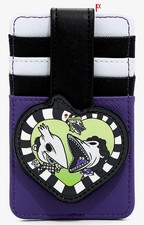 Loungefly Beetlejuice Adam & Barbara Maitland Sandworm Snake Heart Cardholder picture