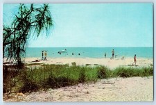 Sanibel Island Florida FL Postcard Swimming Shelling Exterior View c1960 Vintage picture