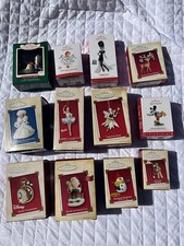 12 Piece Hallmark Keepsake Christmas Ornaments Set Disney Monster High Mickey picture