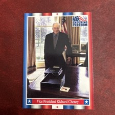 2001 Topps Enduring Freedom Dick Cheney Vice President Richard Cheney #38 picture