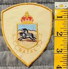 Rare Vtg Natal South Africa Provincial Administration Roads Branch Police Patch picture