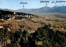Font-Romeu, Pyrénées-Orientales, Canigou mountain, scenic view, Postcard picture