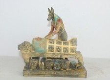 Rare Egyptia Antique Anubis Statue God Of Mummification In Egyptian Mythology BC picture