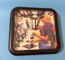 Vintage Joe Camel Advertising Wall Clock Cigarettes Promo Diner Scene Works picture