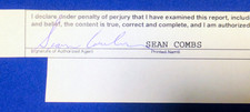 Sean Combs P. Diddy Hard Signed Original Legal Document Autograph Dated 3/4/2024 picture