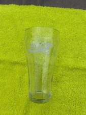 Vintage 1970s Enjoy Coca Cola Classic Bell Shaped Drinking Glass 20oz White Lett picture