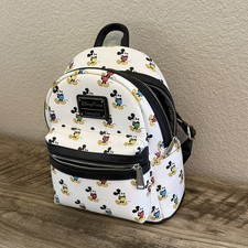Excellent Condition Disney Parks Loungefly All Over Mickey Mouse Mini Backpack picture