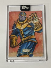 2026 Topps Marvel Mint Thanos Sketch picture