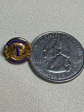 Vintage Toastmasters International 1/10 10K GF Enamel Member Lapel Pin Award picture