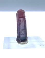 Natural Bi Color Tourmaline Dt Crystal From Afghanistan, 8.35 Ct picture