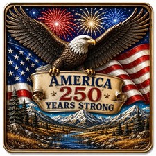 2026 America's 250 Anniversary Collectible Refrigerator Magnet picture
