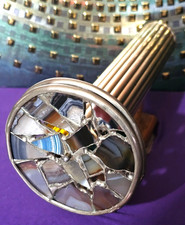 VTG BRASS KALEIDOSCOPE DOUBLE WHEEL 1960'S Signed picture