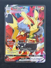 Pokemon Cosplay Pikachu Rock Star Holo Anime Custom Fan Art Card picture