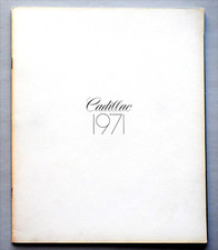 ORIGINAL 1971 CADILLAC FULL LINE SALES BROCHURE ~ 26 PAGES ~ 9