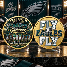 Limited Edition Philadelphia Eagles GREATNESS Commemorative Coin picture