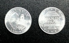 Man in Space SHELL GAS CONTEST 1969  MERCURY IX GORDON COOPER   USA Aluminium   picture