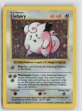Clefairy Holo Rare Unlimited Holo BSS 005/102 MP picture