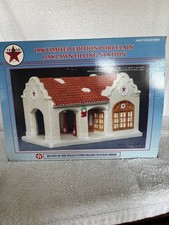 VTG 1996 TEXACO TOWN FILLING STATION SECOND IN SERIES PORCELAIN LIGHTED STATION picture