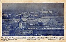 MINNEAPOLIS MN - The $500,000 International Stock Food Tonic Factory Postcard picture