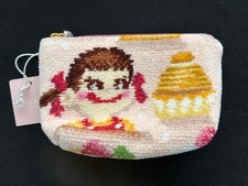 Loverary by Feiler Peko Smile Cake Small Pouch Mont Blanc Pink 14.5x8x4cm Japan picture