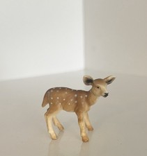 Vintage 2002 Retired SCHLEICH White-Tailed Spotted Deer Fawn (Standing, #14256) picture