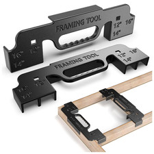 (2PCS) 3 in 1 Metal Framing Tools,16 Inch on Center Framing Layout Tool,Cast Alu picture