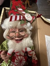 Mark Robert’s Candy Cane Elf Figurine Christmas Ornament picture