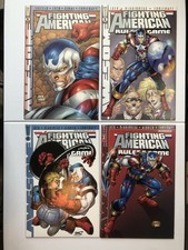 Fighting American Lot Of 4: #1 Covers A&B, #2, #3 Liefeld Art Awesome Comics picture