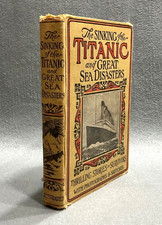 ORIG 1912 TITANIC SINKING WHITE STAR OCEAN LINER BOOK VERY GOOD CLEAN & BRIGHT picture