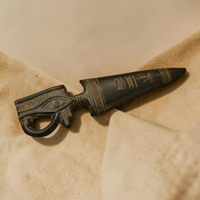 RARE ANCIENT EGYPTIAN ANTIQUITIES Authentic Dagger Made Of Stone Eye Of Horus BC picture