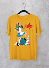 Vtg 1994 The Damned Tour Cotton Yellow T Shirt For Men S-5XL NP338 picture