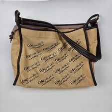 Vintage Coca Cola Tan Canvas Purse Bag