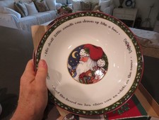 Vint International China A Christmas Story by Susan Winget Set of 2 Serving Bowl picture
