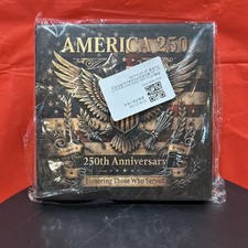 What A Beautiful Set Of “9” 250th USA Anniversary Coins In Collector Box picture