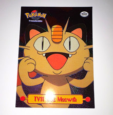 Topps Pokémon TV Animation Edition Hologram Meowth TV11 1999 English picture