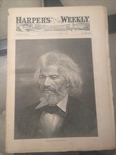 Harper's Weekly Nov. 24, 1883 Frederick Douglass Howard Pyle Poe's Raven picture