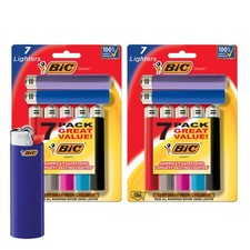 BIC Classic Lighter, Assorted Colors, 14-Pack of Pocket Lighters, Safe and picture