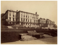 France, Saint-Cloud, Le Château après l'Incendie de 1870 vintage albumen pr picture