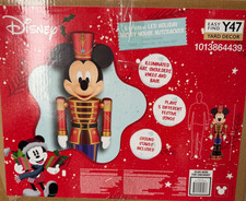 Disney 5’ LED Mickey Mouse Set Nutcracker Christmas Y47 picture
