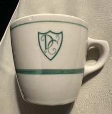 Vintage Dartmouth College Shenango China Green Shield Pottery Mug Cup Dining picture