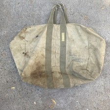 Vintage WW2 Aviator's Kit Bag DIstressed Stencil USAAF picture
