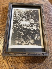 Vintage Art Deco Small Antique Picture Frame Photograph 6 1/2 X 4 1/2 picture